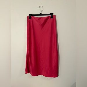 Silky Pink Skirt